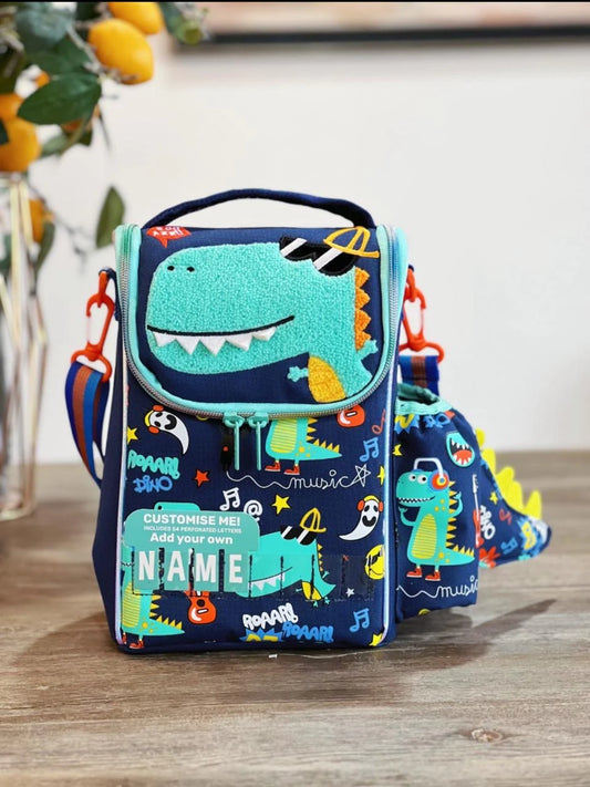 Premium Personalized Dino Lunch Bag