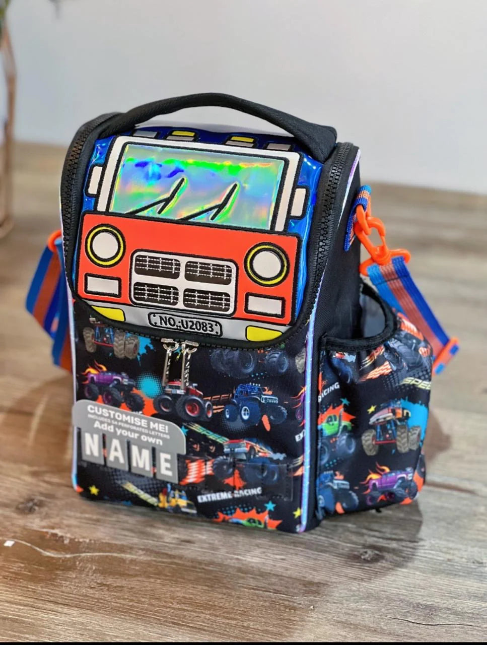 Premium Personalised Hot Wheels Lunch Bag