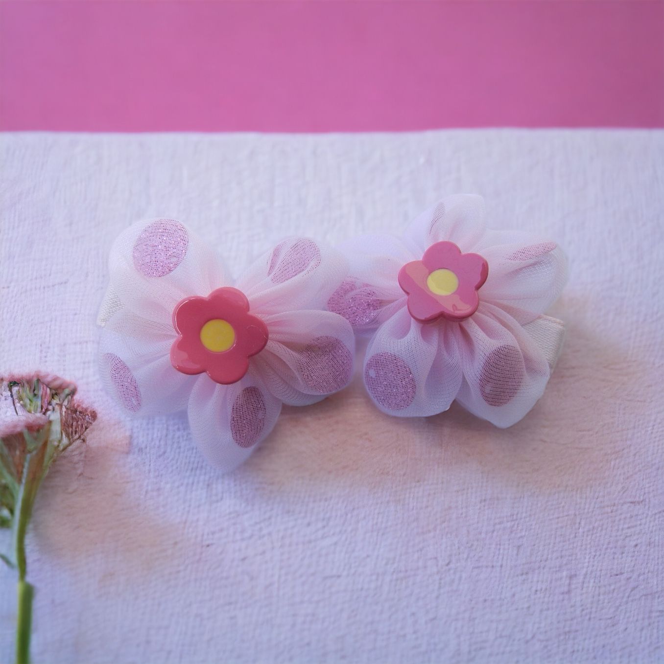 Colorful Glittery floral Pins