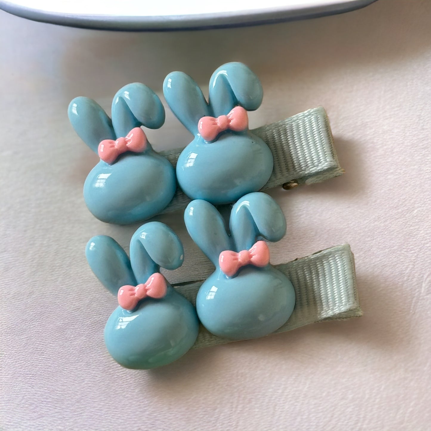 Happy Hair Days: Cute Bunny Hair Clips available in different colors