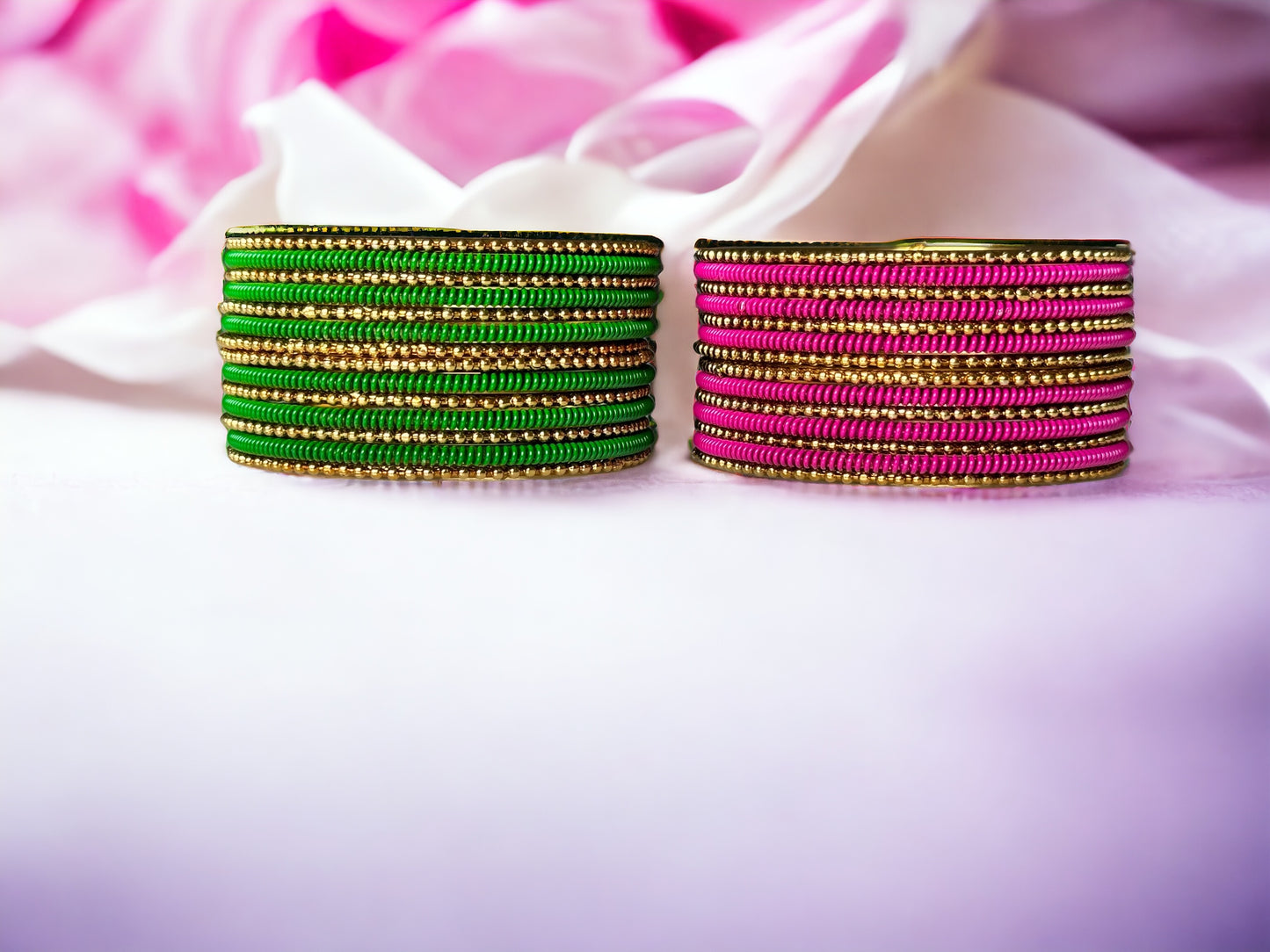 Color Clash Chic: Bangle Set