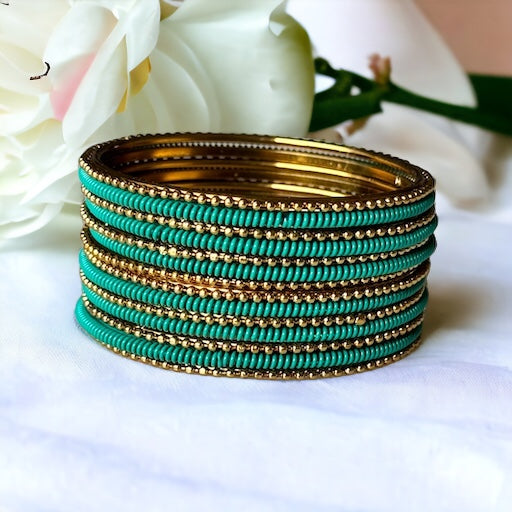 Color Clash Chic: Bangle Set