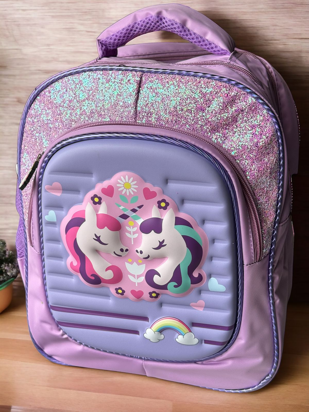 Unleash Your Inner Magic with the Sparkly Unicorn Backpack! (Available in two colors - 14")