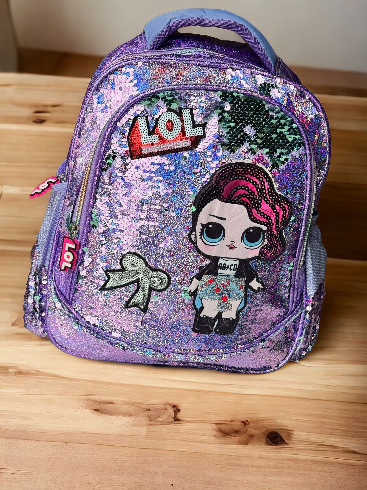 DOLL Surprise! Sequin Fun Backpack for Kids (Available in 3 different color & style - 12")