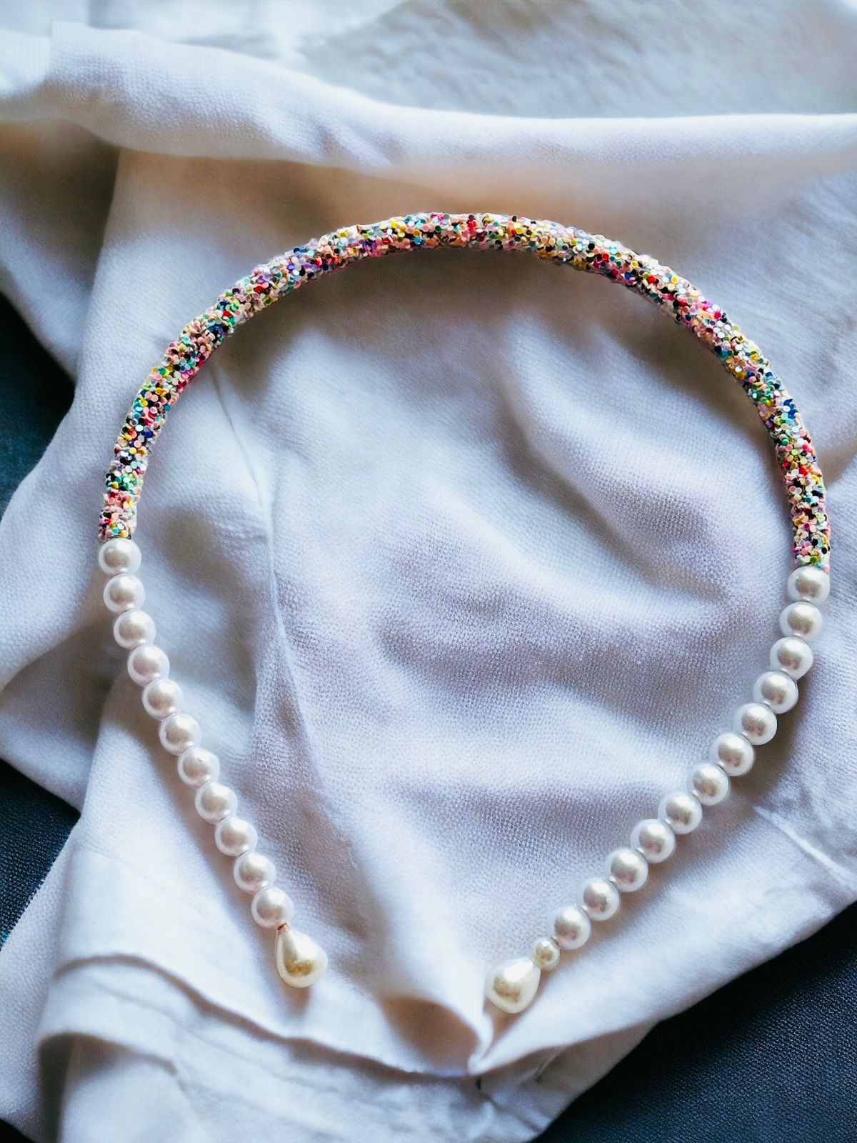 Shimmer and Shine: Glitter and Pearl Headband (Assorted colors)