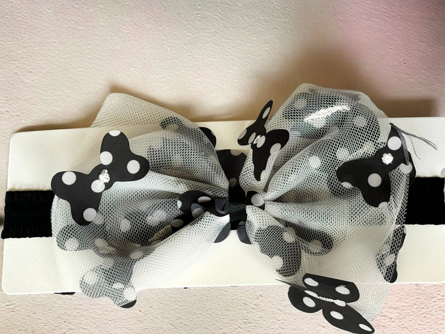 Sunshine and Smiles: Polka Dot Bow Hair Band