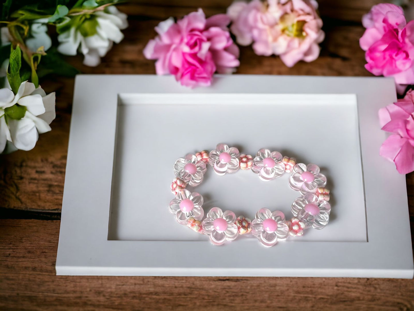 Flower Resin Bracelets!