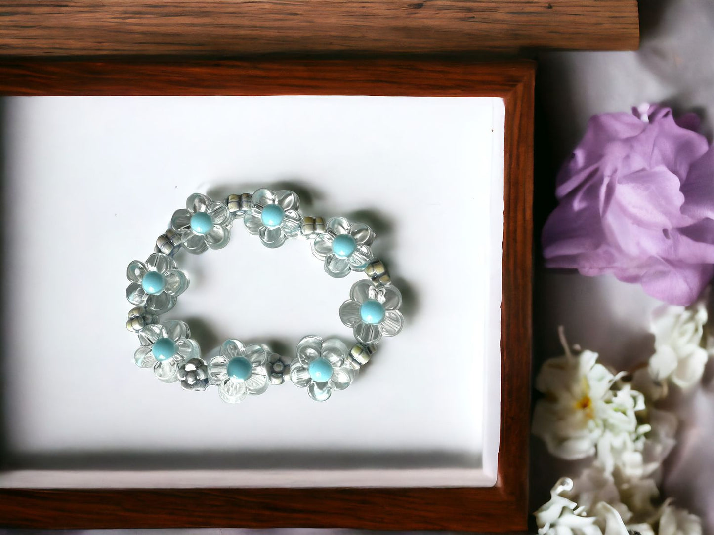 Flower Resin Bracelets!