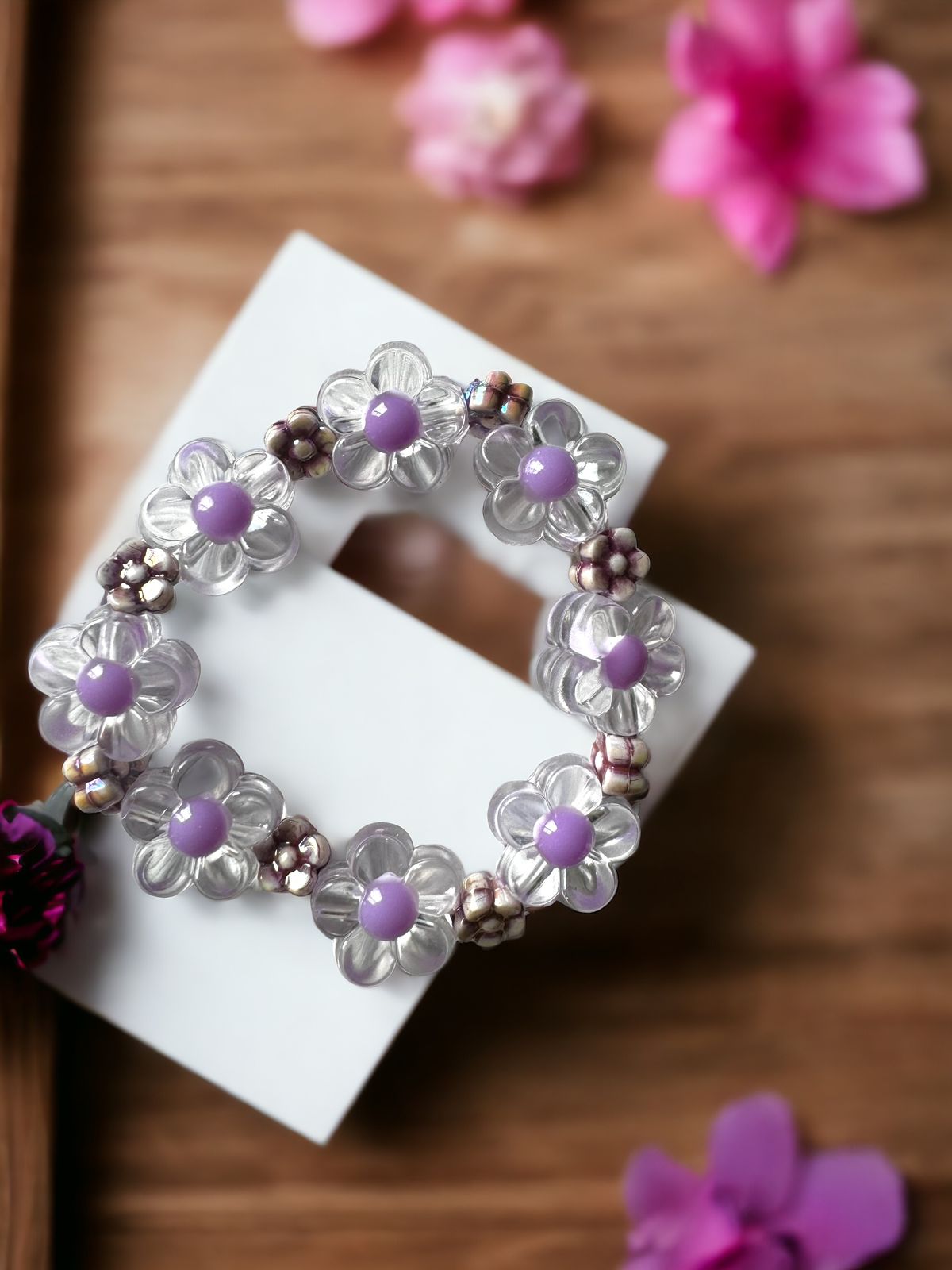 Flower Resin Bracelets!