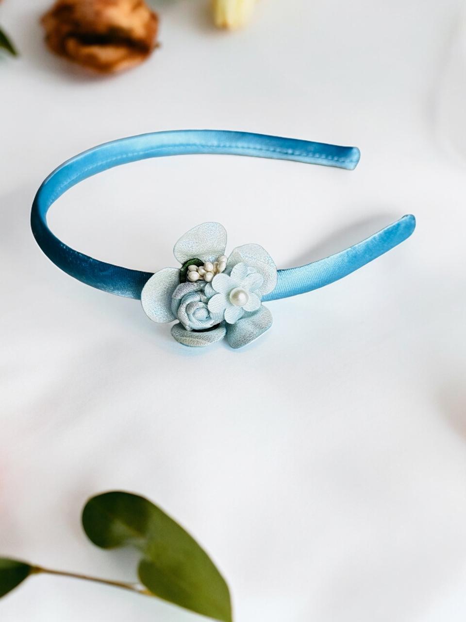 Add a Pop of Color with Our Adorable Kids' Satin Hairband with Cute Flower!