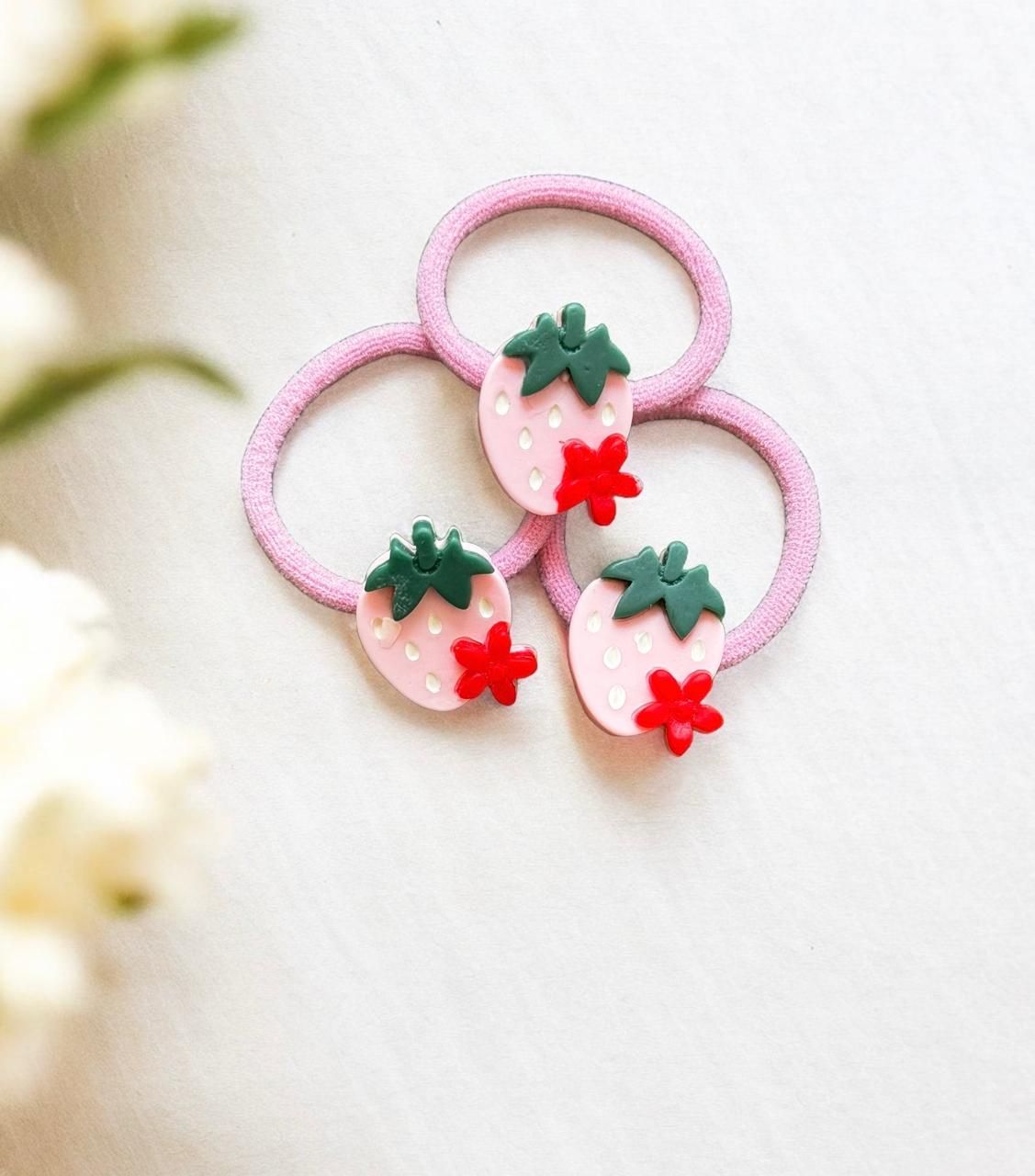 Get Fruity with Fun! Our Adorable Fruit Hair Tie Collection for Kids!