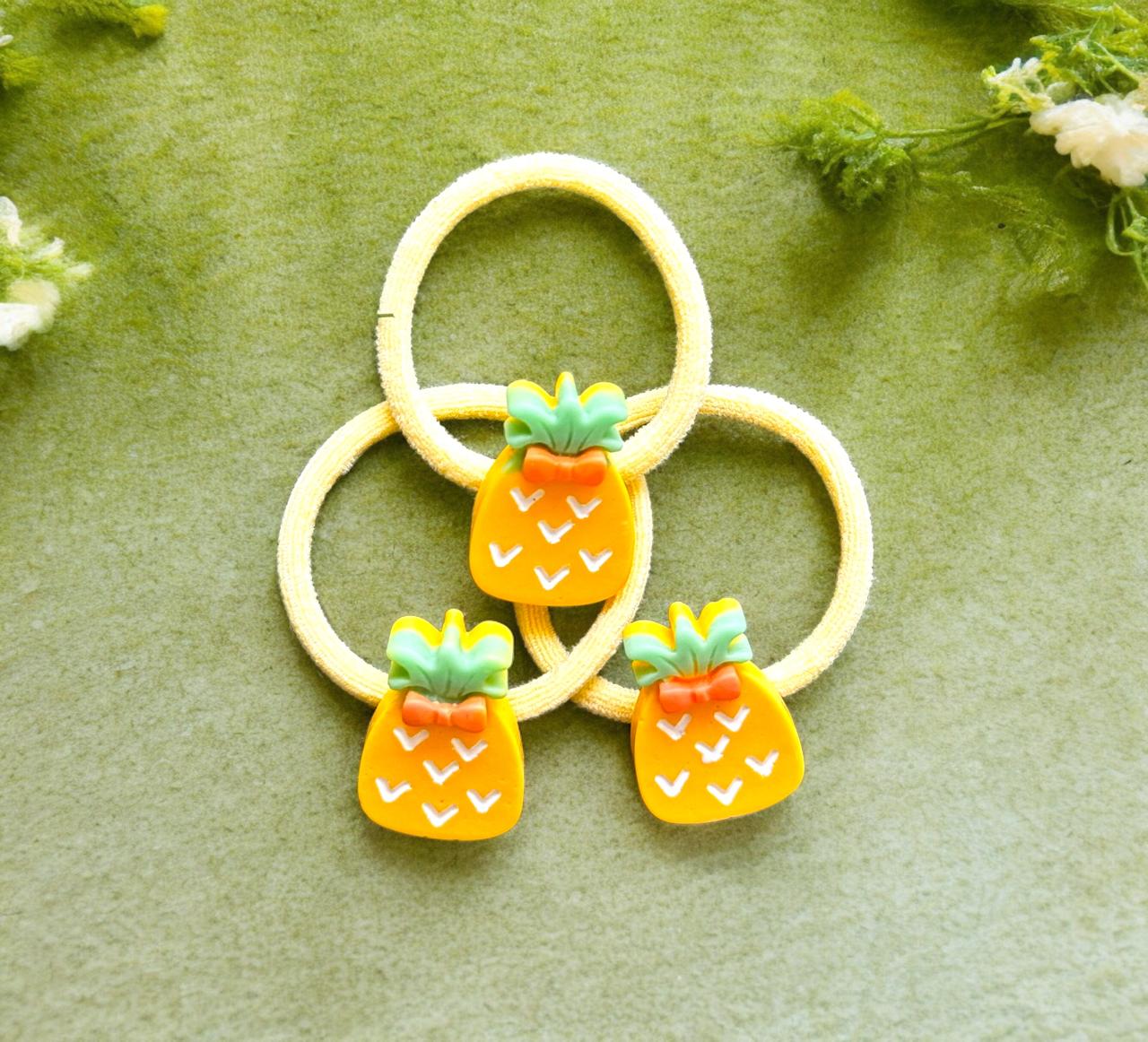 Get Fruity with Fun! Our Adorable Fruit Hair Tie Collection for Kids!