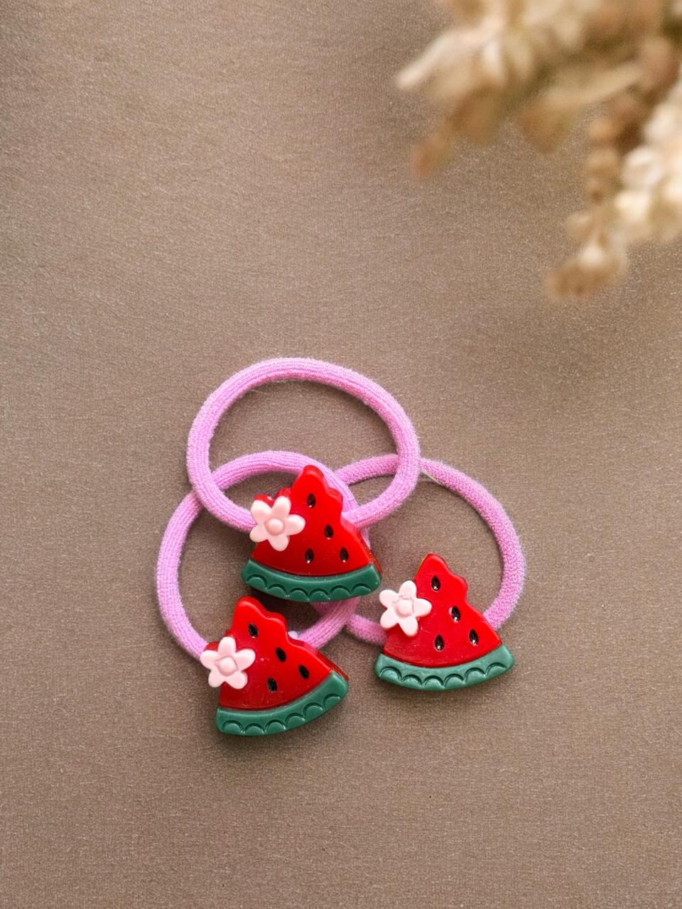 Get Fruity with Fun! Our Adorable Fruit Hair Tie Collection for Kids!