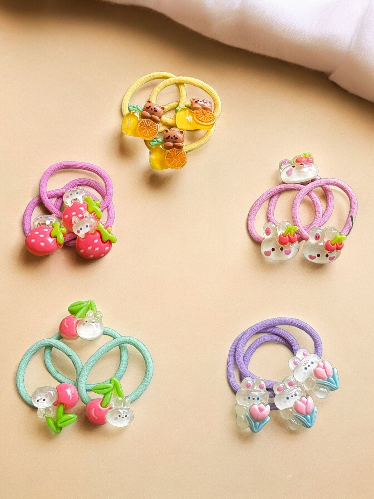 Bring on the Fun with Our Character Hair Tie Zoo!