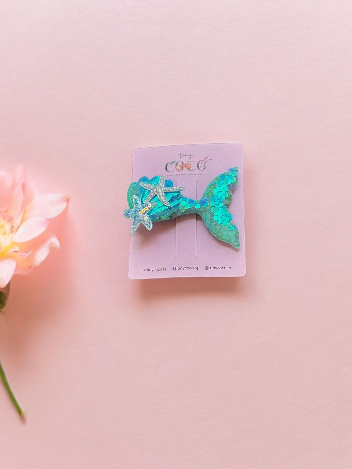 Dive into Fun: Glittering Mermaid Hair Pins