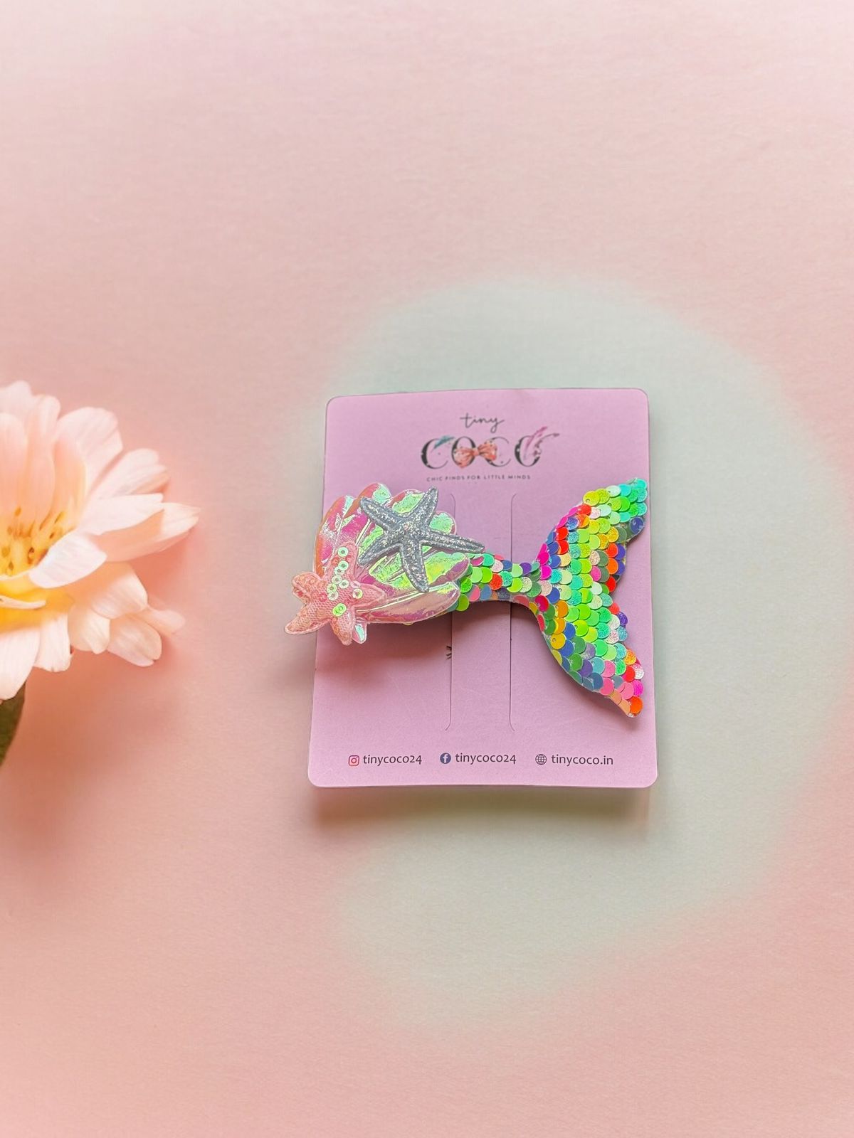 Dive into Fun: Glittering Mermaid Hair Pins