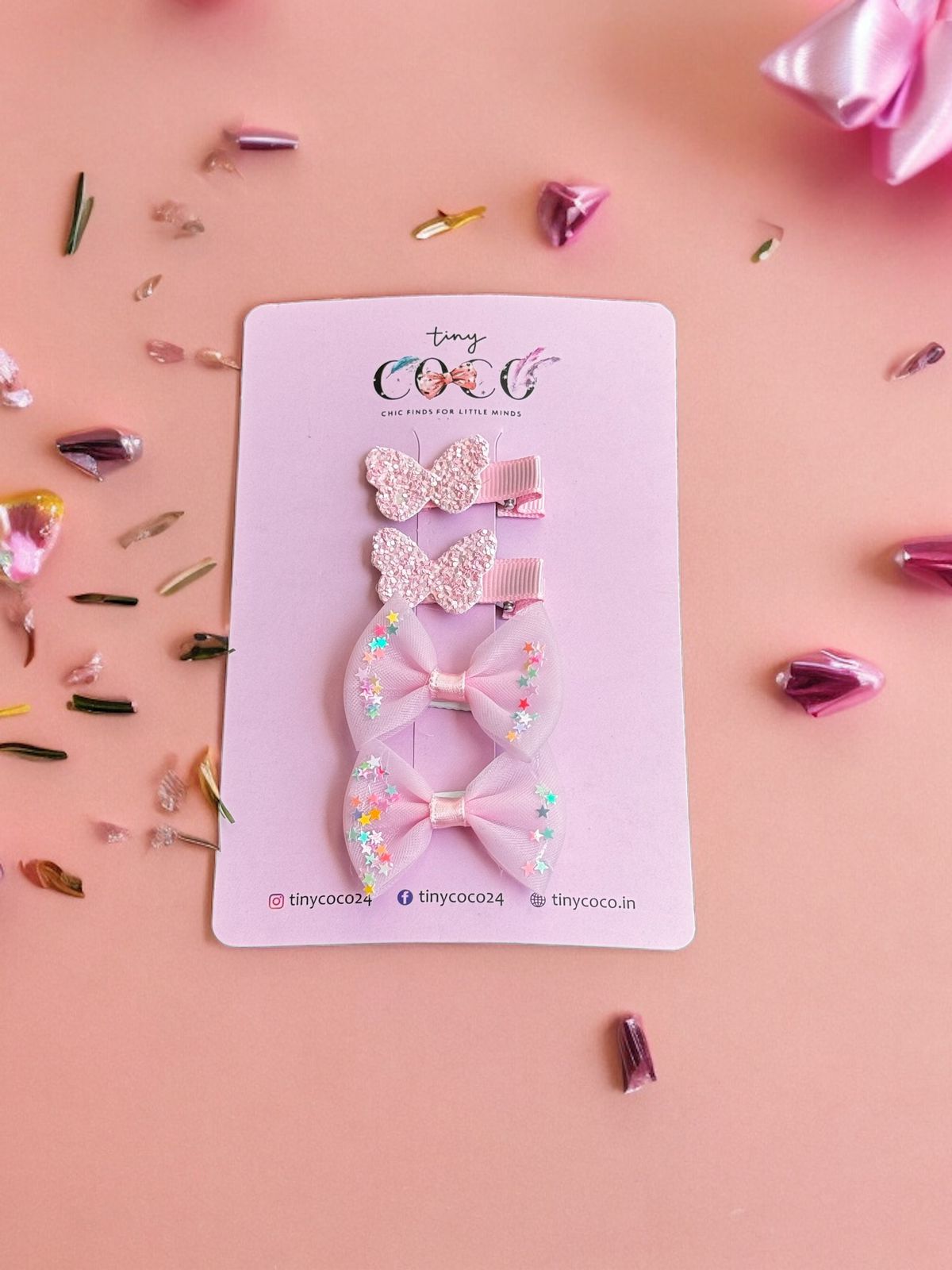 Tiny Coco Hair Pin Party Pack: Adorable Styles for Little Locks