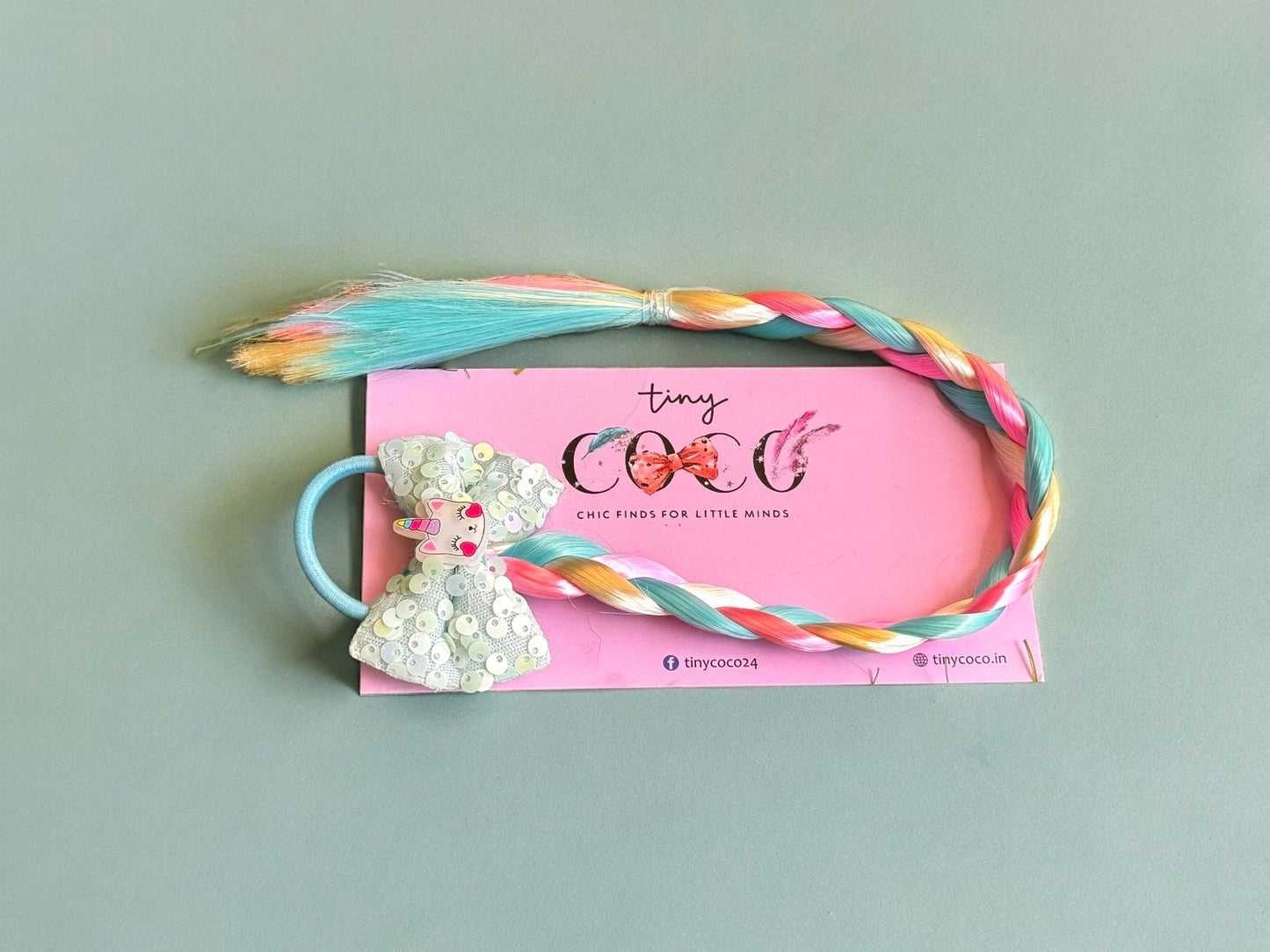 Unleash Your Inner Rainbow with Vibrant Faux Hair Ties!