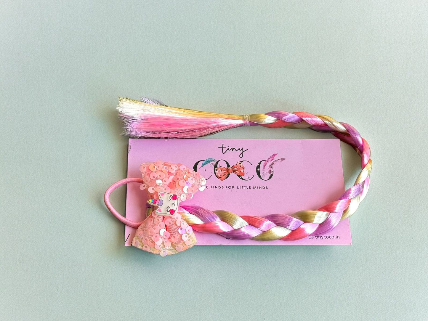 Unleash Your Inner Rainbow with Vibrant Faux Hair Ties!