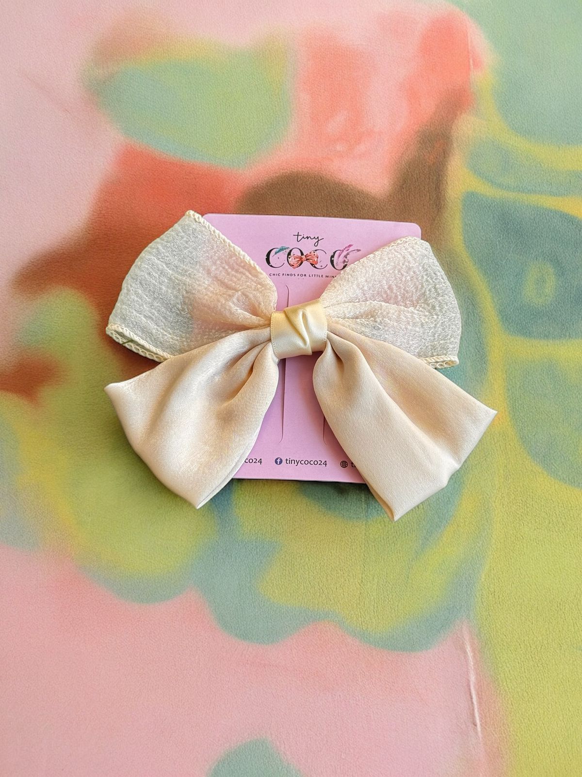 Fluttery Fun with Satin & Organza Hair Bows