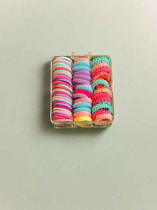 Rainbow Fun in Every Pack: Multicolored Mini Rubber Band Combo