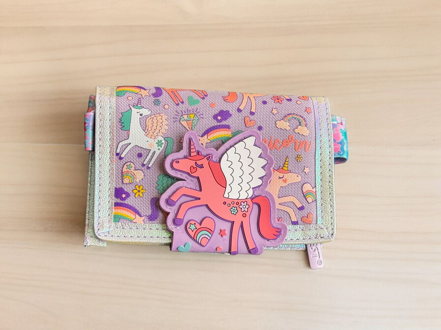 Colorful Canvas Crossbody Wallet