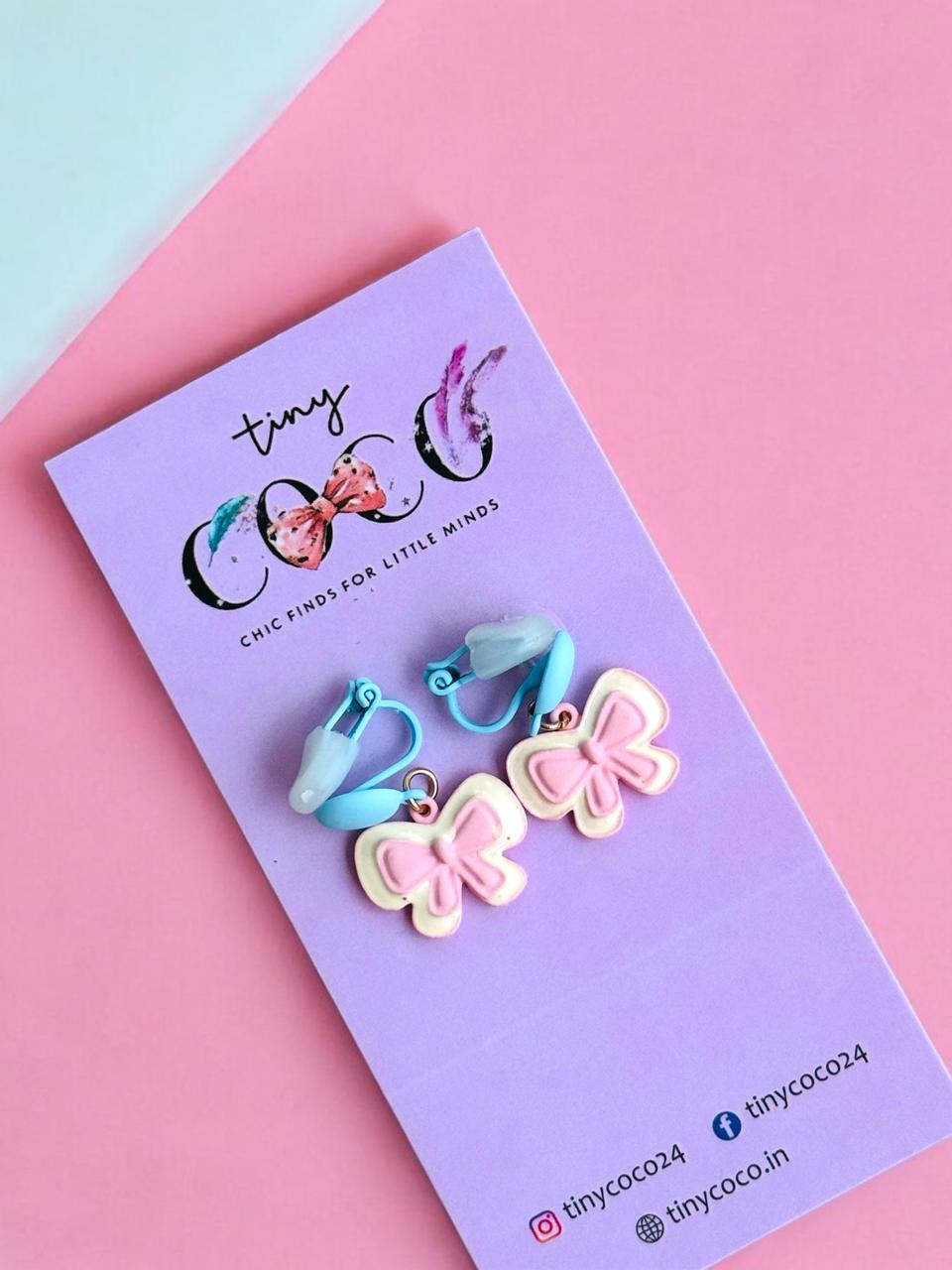 The Fun Ears Arrive with Clip-On Charm Dangling Earrings!