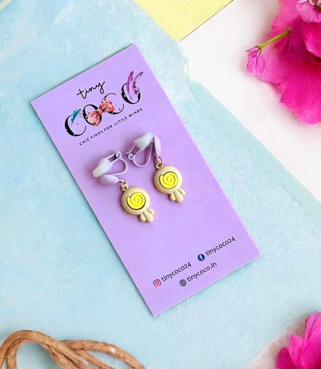 The Fun Ears Arrive with Clip-On Charm Dangling Earrings!