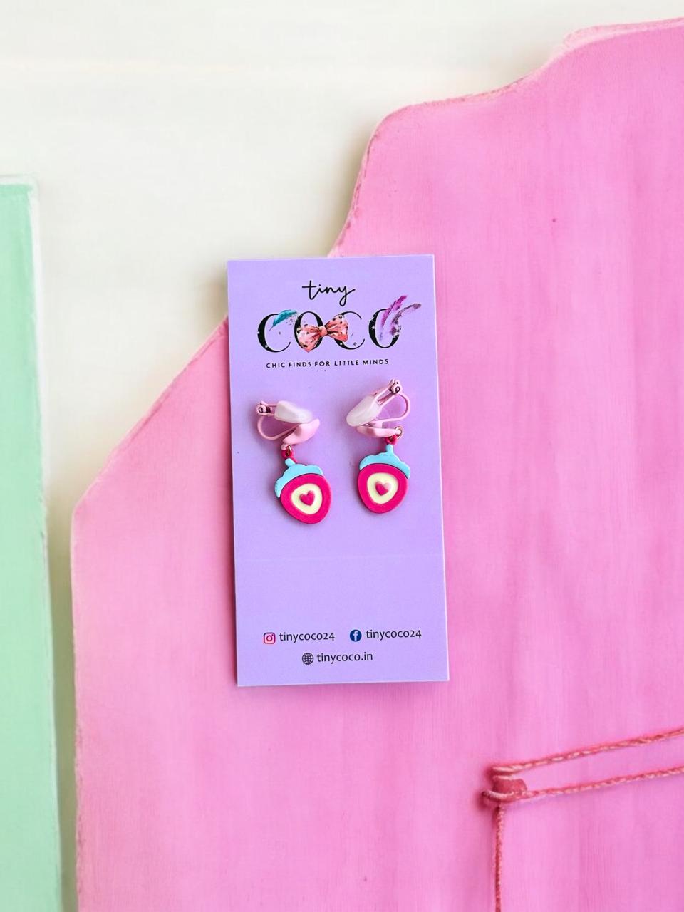 The Fun Ears Arrive with Clip-On Charm Dangling Earrings!