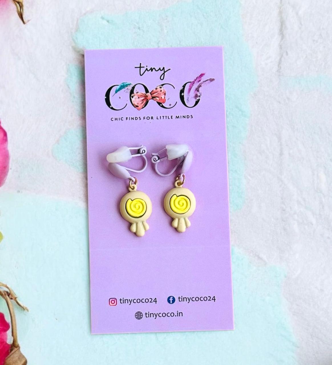 The Fun Ears Arrive with Clip-On Charm Dangling Earrings!