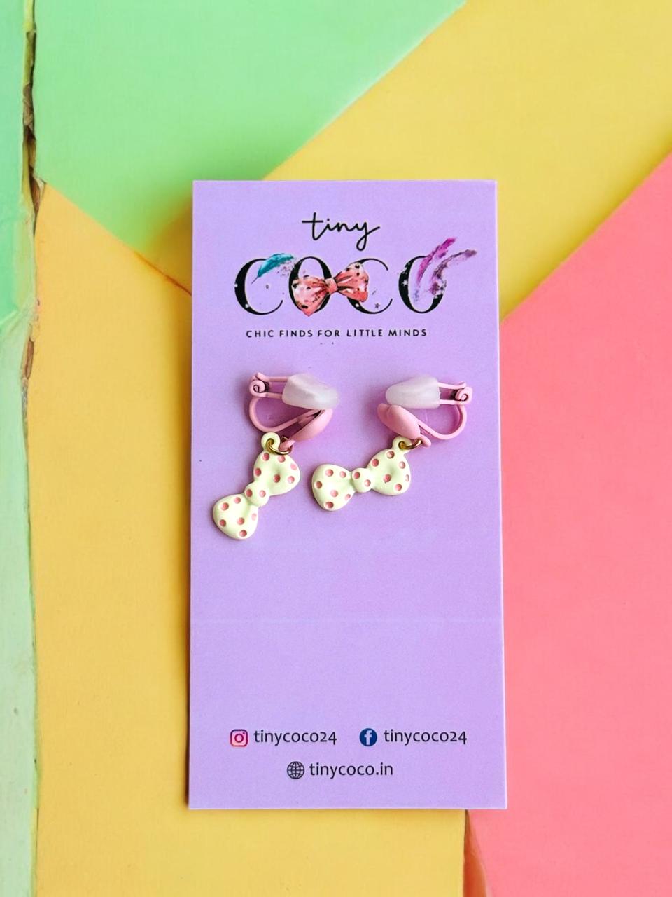 The Fun Ears Arrive with Clip-On Charm Dangling Earrings!