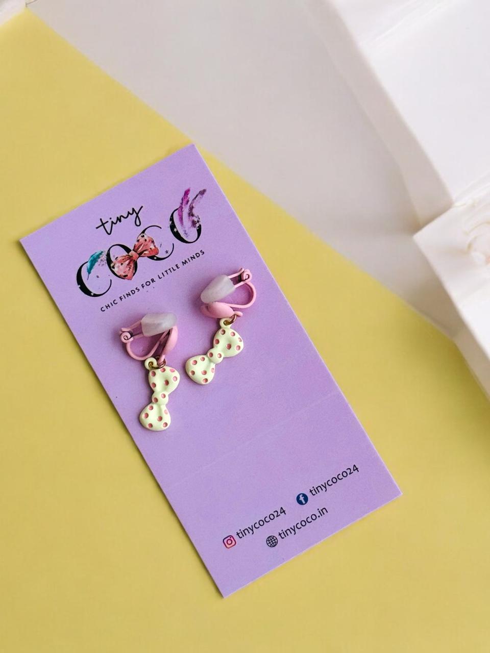 The Fun Ears Arrive with Clip-On Charm Dangling Earrings!