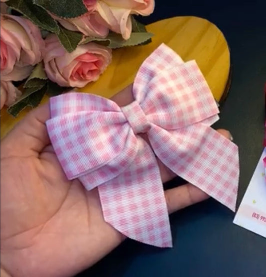 Barbie Pink Gingham Bow