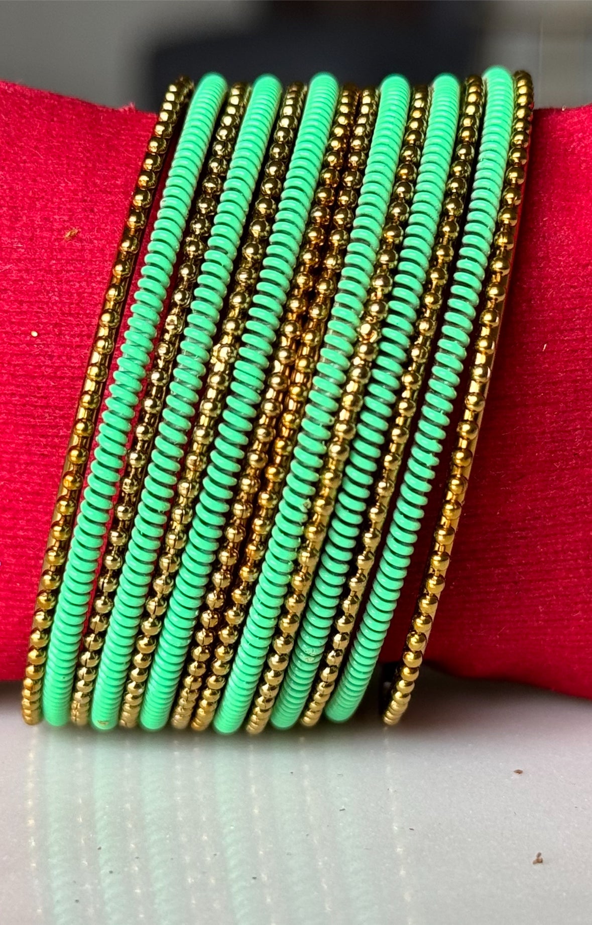 Color Clash Chic: Bangle Set