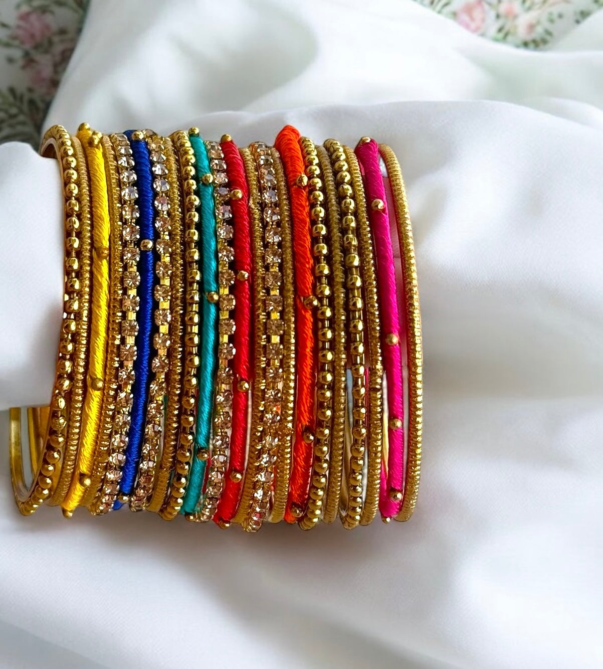 Happy Hues Colorful Bling Bangles