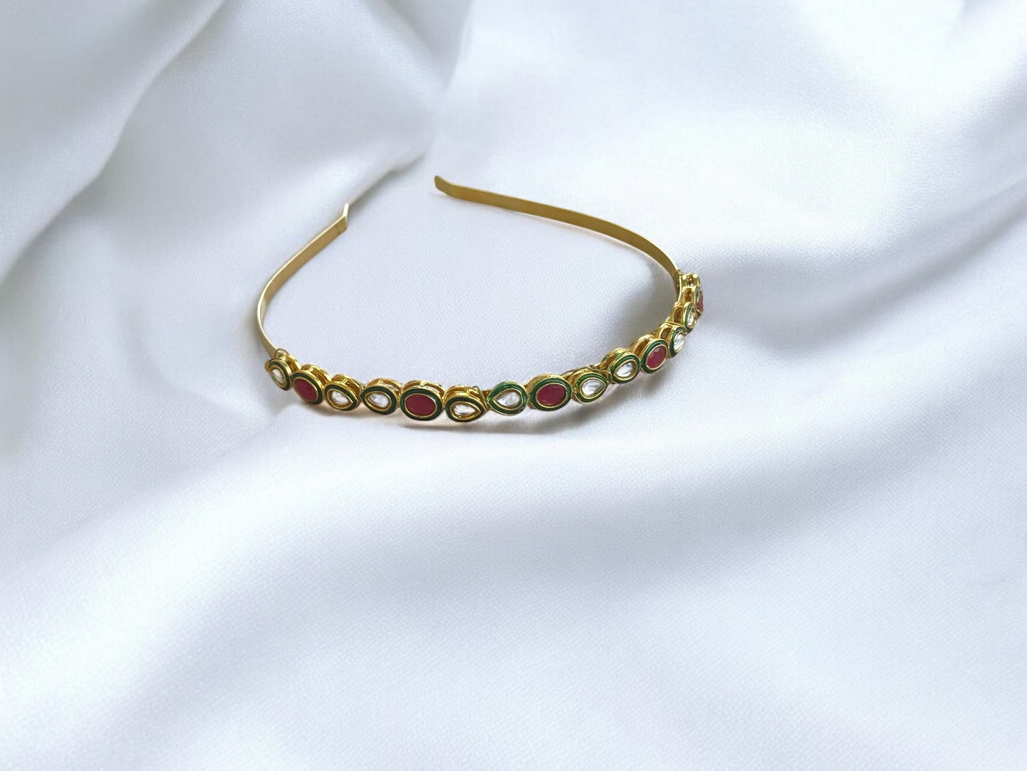 Minimalist Kundan Hairband