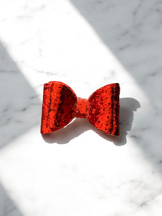 Sparkling Red Bow