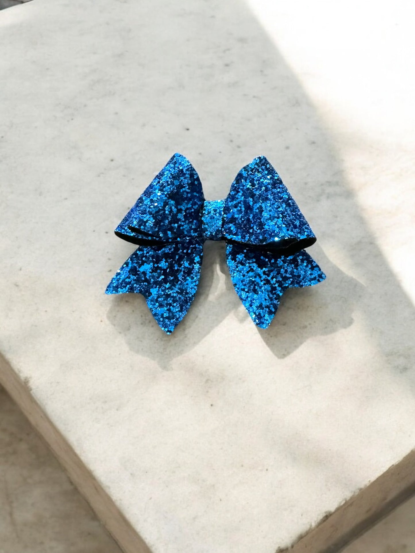 Royal Blue Shimmer Bow