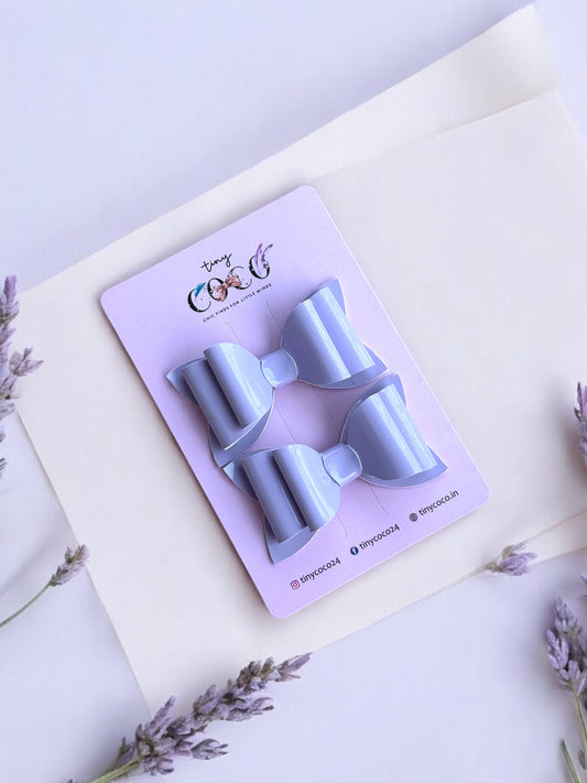 Lilac Love Hair Clips