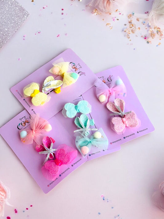 Girly Glam Hair Clip Set