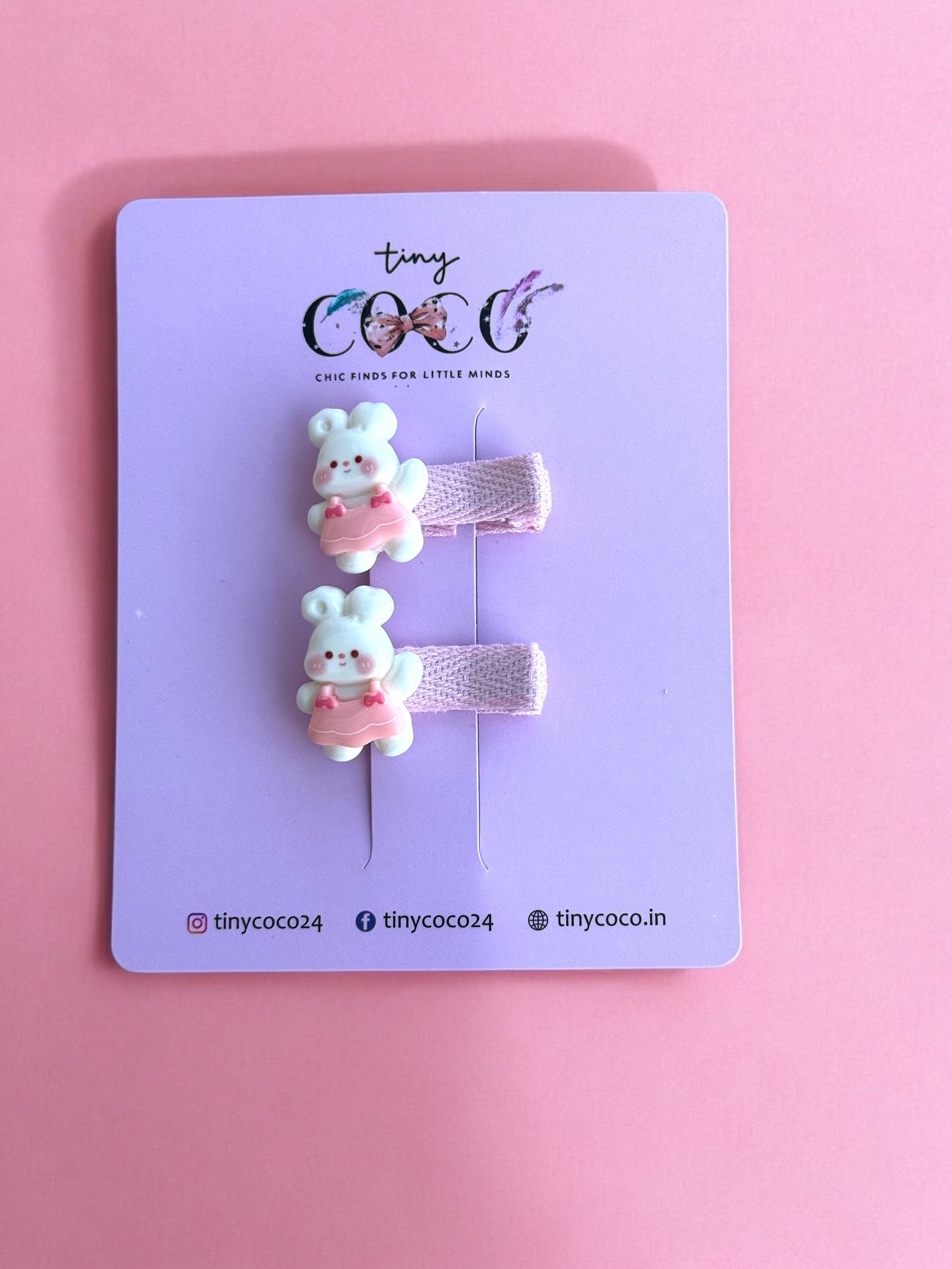 Huggable Hair Clip Zoo! (Bear, Bunny, Pup..)