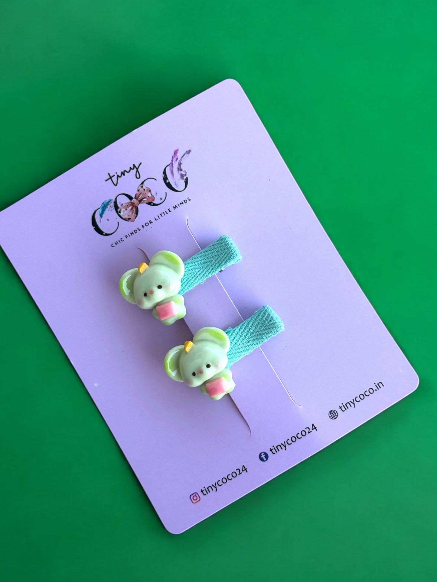 Huggable Hair Clip Zoo! (Bear, Bunny, Pup..)