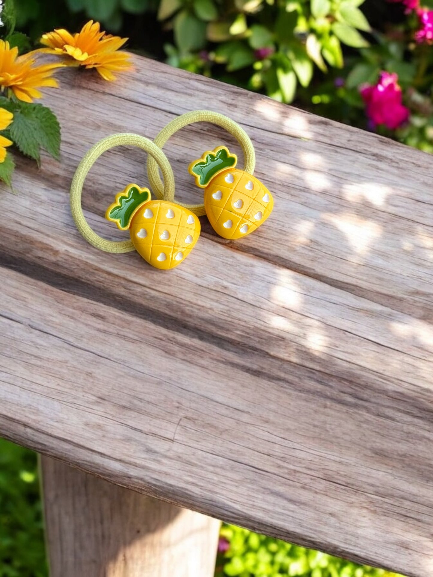 Double the Fun with Our Fruity Fun Hair Tie Pairs!