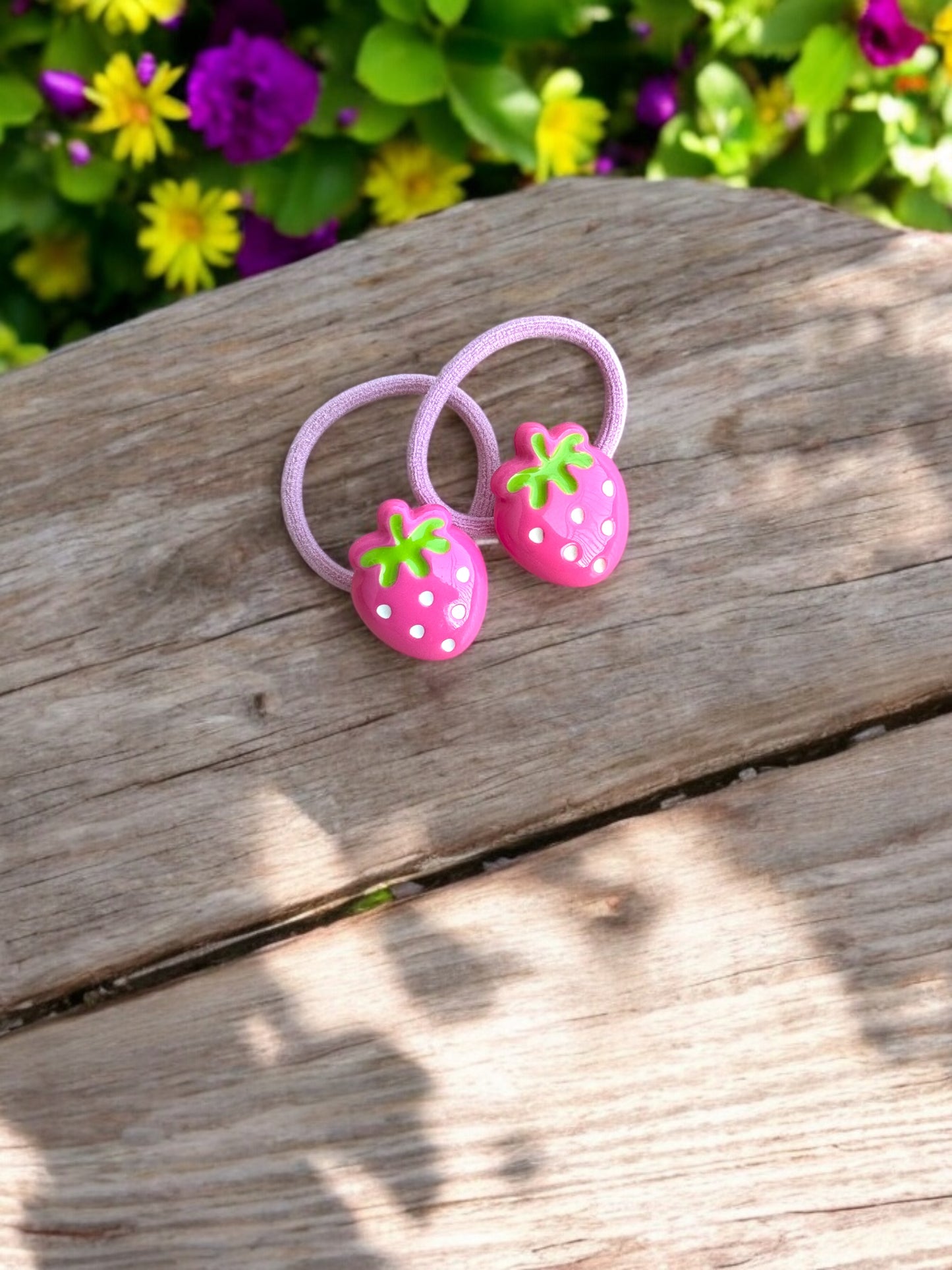 Double the Fun with Our Fruity Fun Hair Tie Pairs!