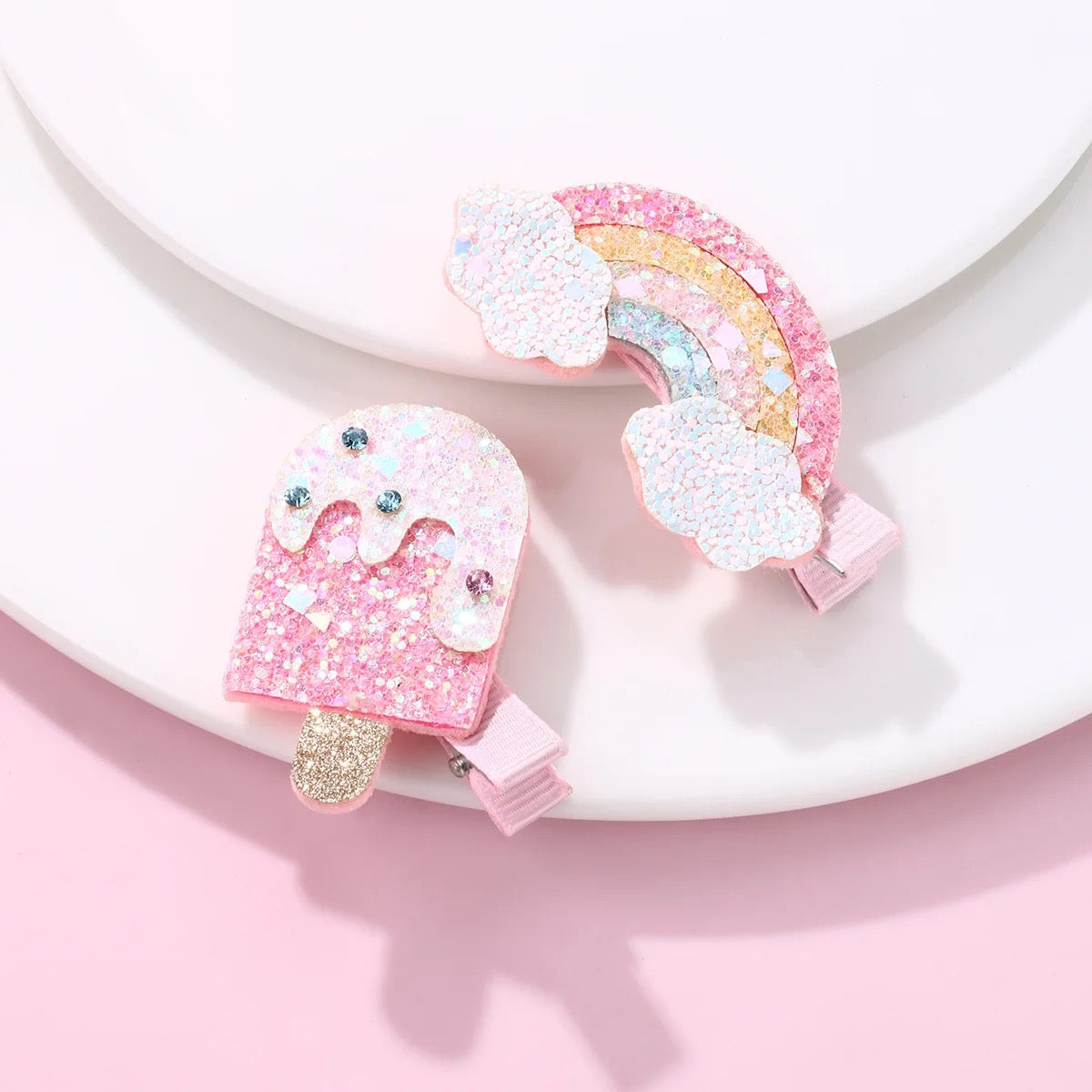 Sparkly Sweet Treats Hair Clip Set