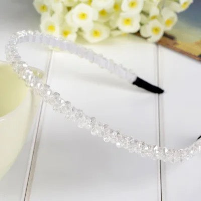 Sparkling Crystal Beaded Headbands