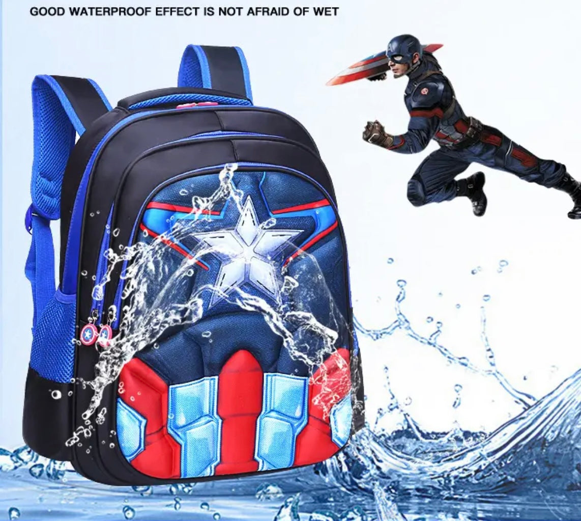 Captain America 3D Backpack 18"