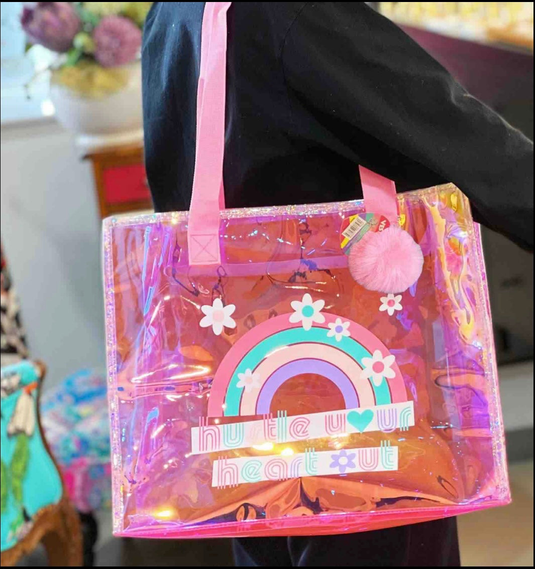 Holographic Tote for Moms (16")