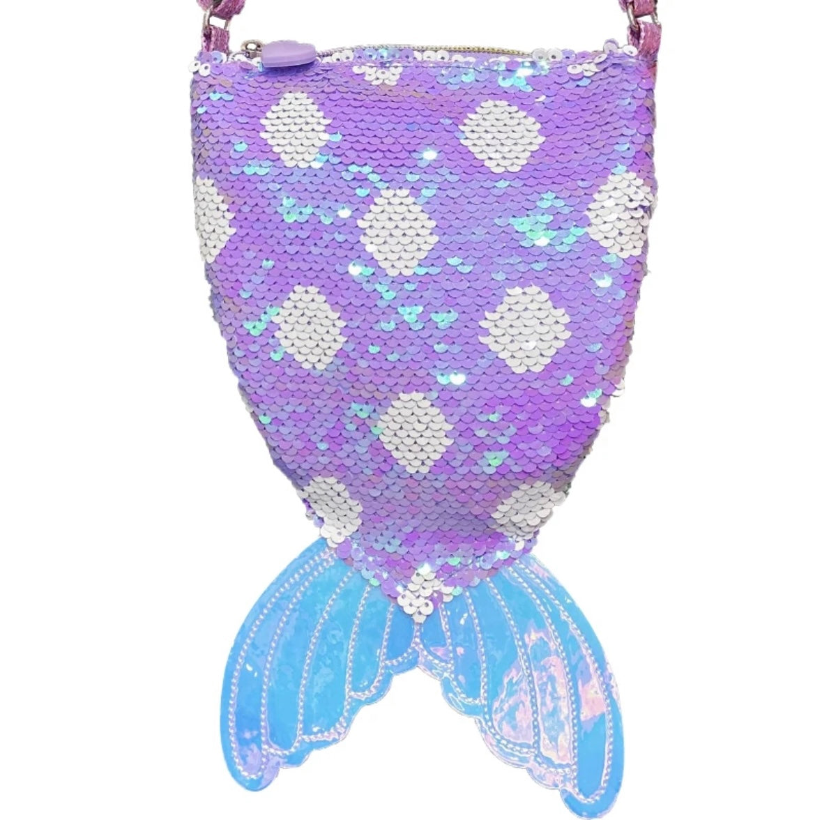 Shimmering Mermaid Tail Crossbody Bag