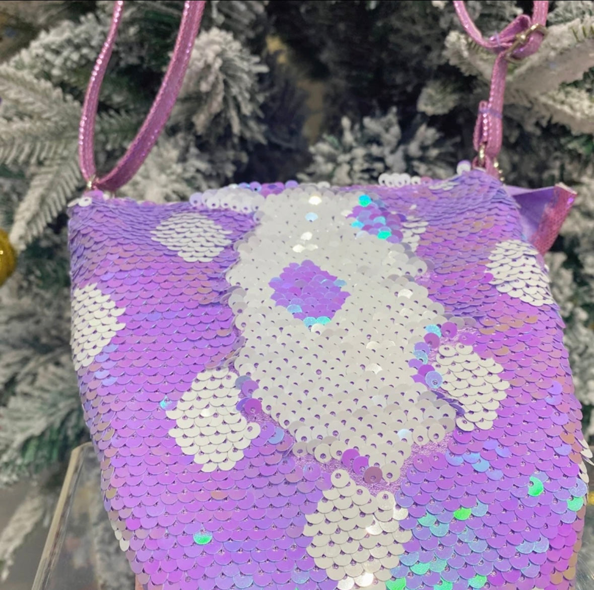 Shimmering Mermaid Tail Crossbody Bag